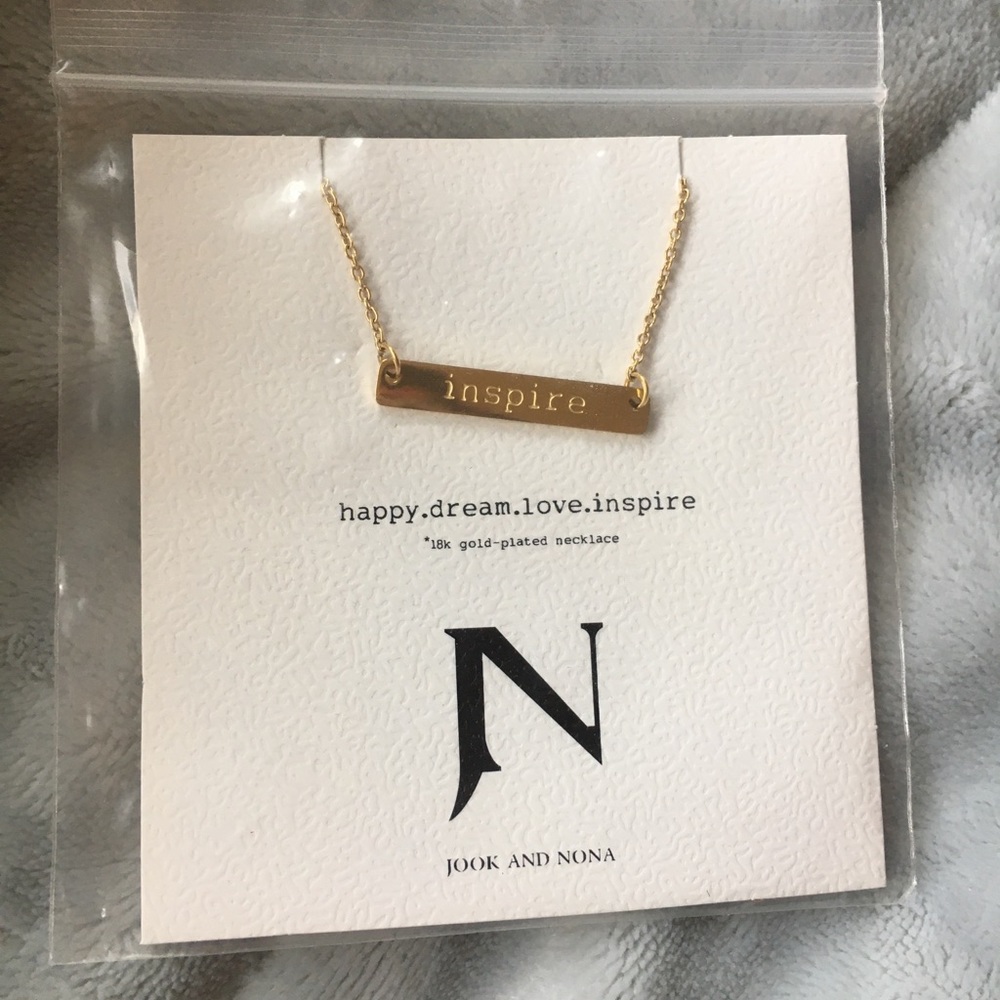 Gold “Inspire” Necklace